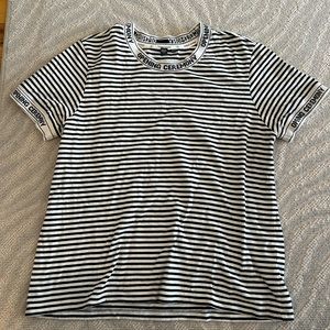 Opening Ceremony Short Sleeve Stripe T shirt